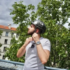 Casque Pliable Vélo Ville Plixi Fit - Overade -Vêtements Soldes Magasin casque pliable velo ville plixi fit overade 2