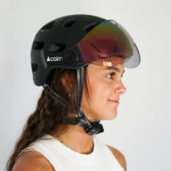Casque Vélo Quartz Visor Led USB - Cairn -Vêtements Soldes Magasin casque velo quartz visor led usb cairn 4