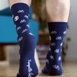 Chaussettes Vélo - Tranquille Émile -Vêtements Soldes Magasin chaussette velo 3