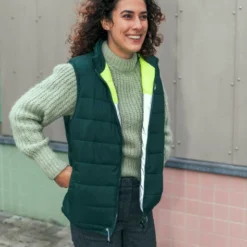 Doudoune Reversible Réfléchissante Vélo - Gofluo