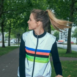 Gilet Réfléchissant Vélo Ville Darkchamp - GoFluo 9 Gilet Réfléchissant Vélo Ville Darkchamp - GoFluo -Vêtements Soldes Magasin gilet reflechissant velo ville darkchamp gofluo 3