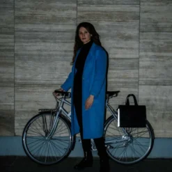 Sac à Main Porte-bagages Vélo En Cuir - Annso -Vêtements Soldes Magasin sac a main porte bagages velo en cuir annso 4