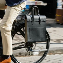 Sac à Main Porte-bagages Vélo En Cuir - Annso