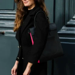 Sac à Main Porte-bagages Vélo En Cuir - Annso -Vêtements Soldes Magasin sac a main porte bagages velo en cuir annso 7