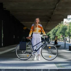 Sac à Main Porte-bagages Vélo En Cuir - Annso -Vêtements Soldes Magasin sac a main porte bagages velo en cuir annso 8