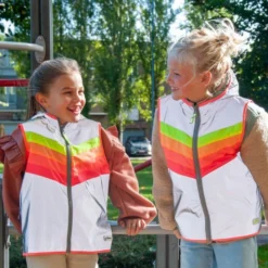Veste Réfléchissante Vélo Enfant Darkflow - Gofluo -Vêtements Soldes Magasin veste reflechissante velo enfant darkflow gofluo 4