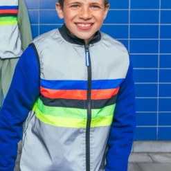 Veste Réfléchissante Vélo Enfant Julian - Gofluo -Vêtements Soldes Magasin veste reflechissante velo enfant julian gofluo 3